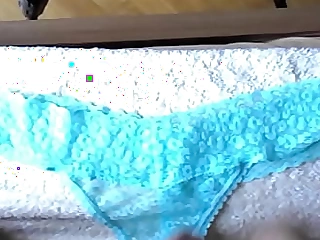 cum on blue undies