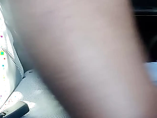 Live masturbation in car