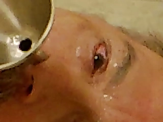 softwhitebottom and his fun with cum day. part 4 - the toilet water