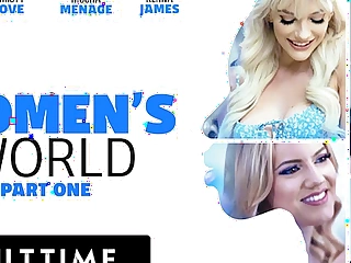 ADULT TIME - WOMEN'S WORLD: Kenna James, Christy Love, Candice Dare, & Mocha Menage - FULL SCENE