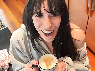 Can't Even Make My Morning Latte Without My Tweak Cumming Enveloping Over Me (Freeuse Facial)