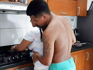 I'm horny and I want far fuck my stepmom in the kitchen.