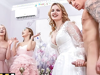 BRIDE4K pornography  Foursome Goes Wrong as a result Wedding Styled Off