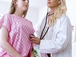 Teen getting finger by doctor lesbo