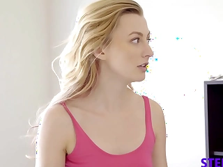 Seductive blonde Alexa Grace and will not hear of partner have the time of one's life a passionate, small encounter, caught mid-ecstasy in the interest of chores.