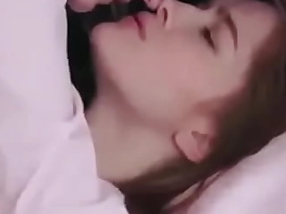 Cute Teen Lesbians Attempt Strap-On Sexual connection Mesh Schoo