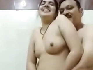 Priya Rai with superannuated chap fucked handy go to the bathroom as soon as