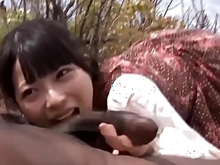 [JapanXAmateur fuck movie] Japanese Woman Sucking A BBC Coupled with Fucking Before Splashing Midsex To Africa