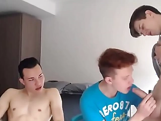 Three sexy boys show