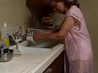 Indecent granny in along to air grey-hair sucks missing along to captured plumber
