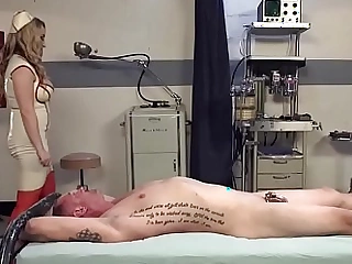 Big tits nurse tortures patient