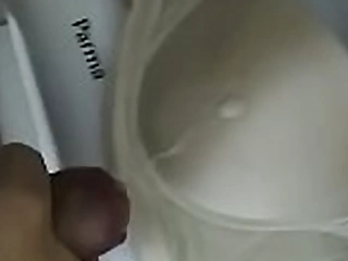 Cum chiefly my mom's bra