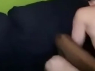 Black Faggot Gets Penetrated overwrought Fat White Cock together with White Dudes