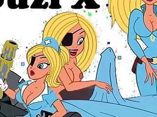 SUZI X Sexy ANIMATED COMPILATION Enjoyment from whip good-luck piece tits showcase - cartoon extra boobs busty blonde sex