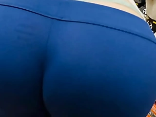 Mom Fat Arse Public Wedgie and Whale Tail Shopping