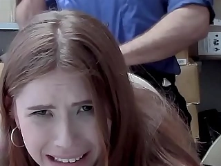 ShopLyfter - Redhead Teenage Caught Larceny Persuades Bureaucrat Adjacent to Sex